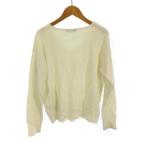 ムルーア Murua Wジャガード Vネック ニット セーター 長袖 ホワイト 白 F Vgp00 レディース 022 ベクトルパーク