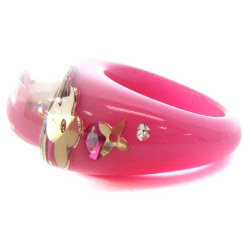 ルイヴィトン LOUIS VUITTON M65776 バーグアンクルージョン リング 指輪 レジン ローズポップ ピンク #11 11号 ☆AA★ ルイヴィトン LOUIS VUITTON M65776 バーグアンクルージョン リング 指輪 レジン ローズポップ ピンク #11 11号 ☆AA★
