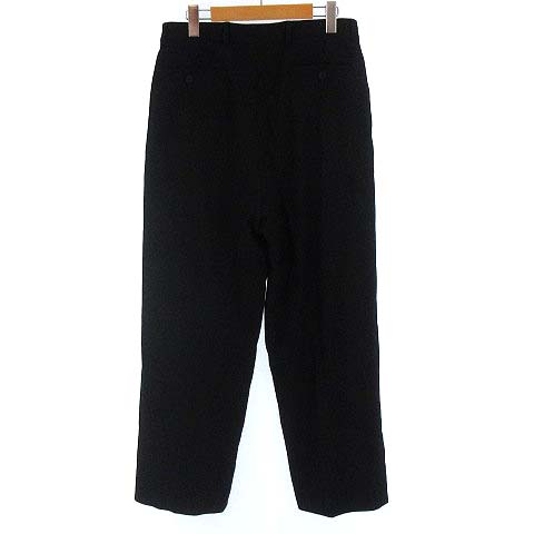 エンポリオアルマーニ EMPORIO ARMANI スーツ セットアップ 上下 3B テーラード ジャケット スラックス パンツ ウール ブラック 黒 48 ●IBS77 メンズ