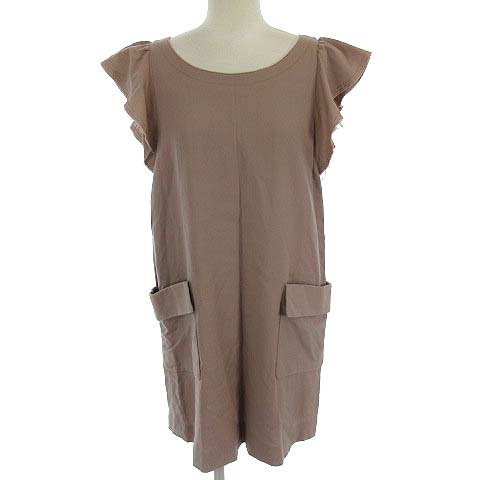 フローレント Florent ワンピース ウール ひざ丈 膝丈 半袖 ブラウン 茶 Ibs77 レディース 022 ベクトルパーク