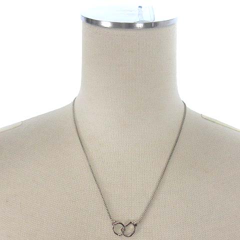 PETIT CD ロゴモチーフ シルバー ネックレス ディオール ネックレス DIOR PETIT CD NECKLACE メタル