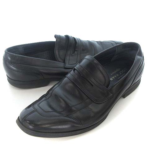 コールハーン Cole Haan C コイン ローファー レザー シューズ ブラック 黒 8 1 2 25 5 Ibs77 メンズ 022 ベクトルパーク