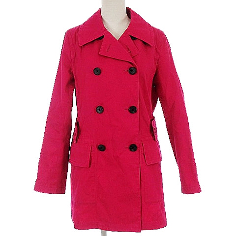 イネド Ined トレンチ コート ダブルボタン ピンク系 7 レディース 022 ベクトルパーク