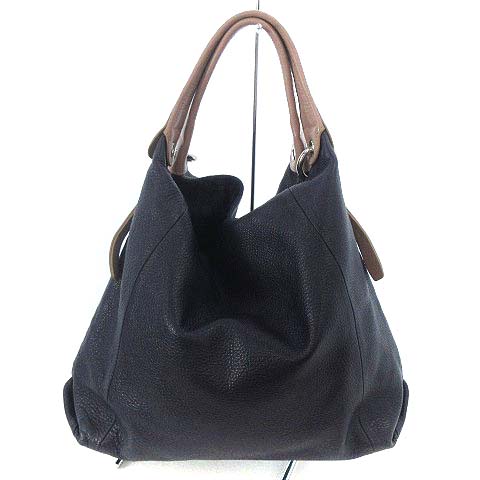 １円～　美品　フルラ　ＦＵＲＬＡ　Ｆ5642　エリザベス　バイカラー　★　２way ショルダーバッグ　★　ブラック　レザー　Ａ４収納可 極美品FURLA グレー トートバッグ 1円 極美品 FURLA フルラ