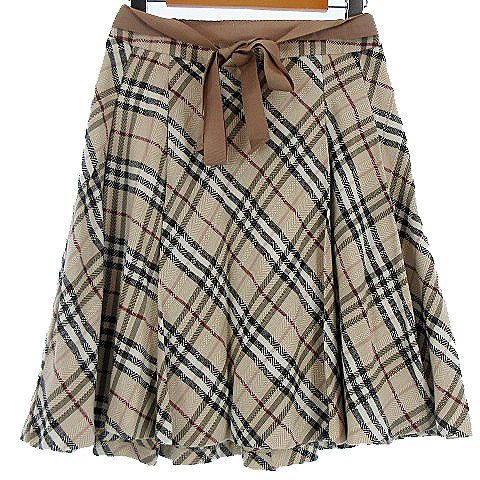 バーバリーブルーレーベル BURBERRY BLUE LABEL フレア スカート ノバ 