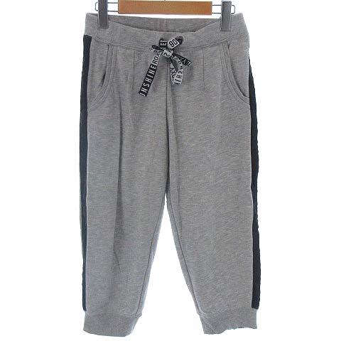 ロキシー Roxy 七分丈 パンツ ジョガー スウェット パンツ クロップド グレー M レディース 022 ベクトルパーク