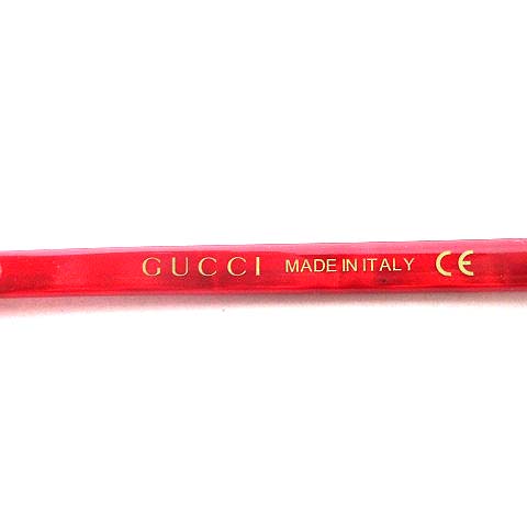 Gucci GGロゴ ブローチ レッド Gucci GGロゴ ブローチ レッド