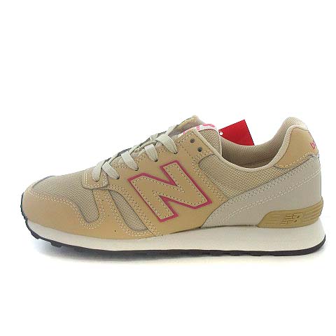 未使用品 ニューバランス New Balance W366pk ローカット スニーカー レザー ピンク ベージュ 7 5 レディース 022 ベクトルパーク