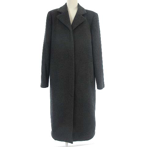 バレンシアガ Balenciaga ラモード La Mode カシミヤ チェスター コート カシミア100 グレー 38 Ibs レディース 022 ベクトルパーク