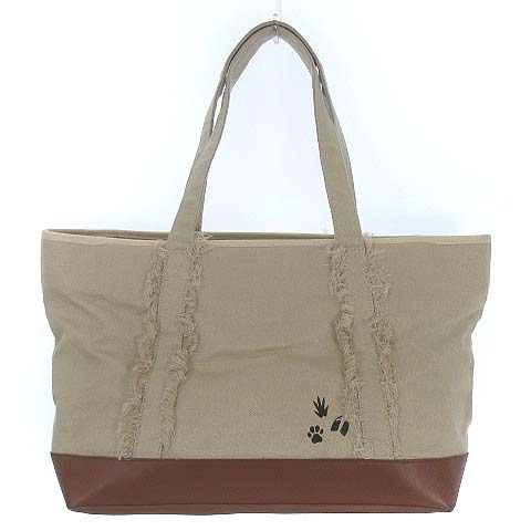 サマンサタバサ Samantha Thavasa ディズニー Disney コラボ ライオンキングコレクション フリンジ付き トート バッグ キャンバス チャーム付き ベージュ ブラウン 茶 かばん カバン 鞄 Ibs レディース 022 ベクトルパーク