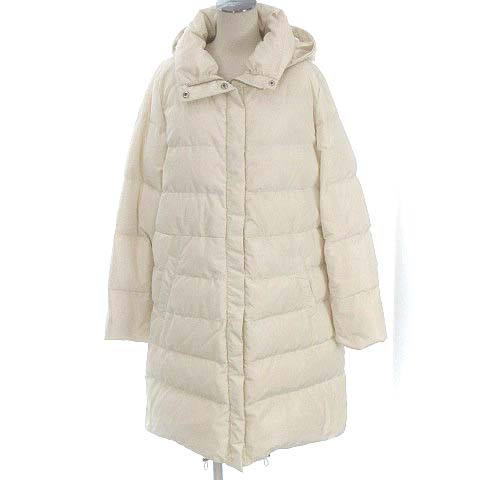 ビセンス Vicens ダウン コート ロング フード ホワイト 白 40 レディース 022 ベクトルパーク