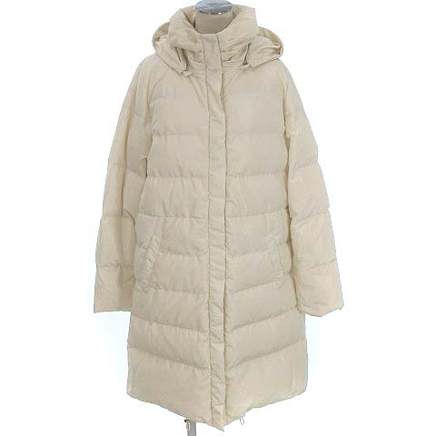 ビセンス Vicens ダウン コート ロング フード ホワイト 白 40 レディース 022 ベクトルパーク