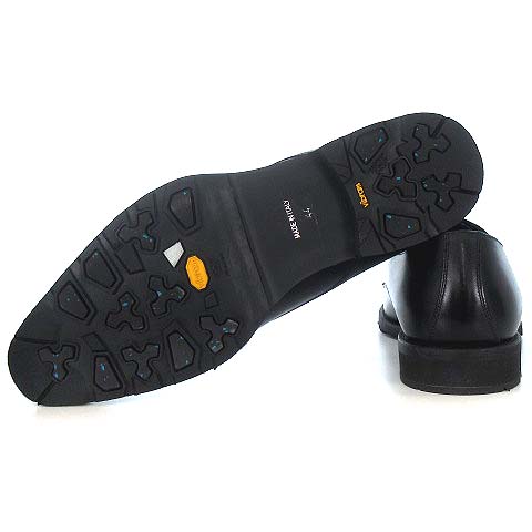 未使用品 ヒルトン Hilton S 57 ビジネス シューズ レースアップ プレーントゥ レザー 本革 Vibram Arctic Grip ビブラムソール 外羽根 ブラック 黒 44 27 0相当 メンズ 022 ベクトルパーク