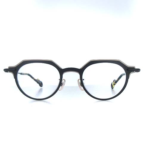 ヴィオルー Viorou 5th Colin 000 406p コリン ボストン メガネ フレーム 眼鏡 めがね チタニウム チタン コンビフレーム ブラック 黒 メンズ 022 ベクトルパーク