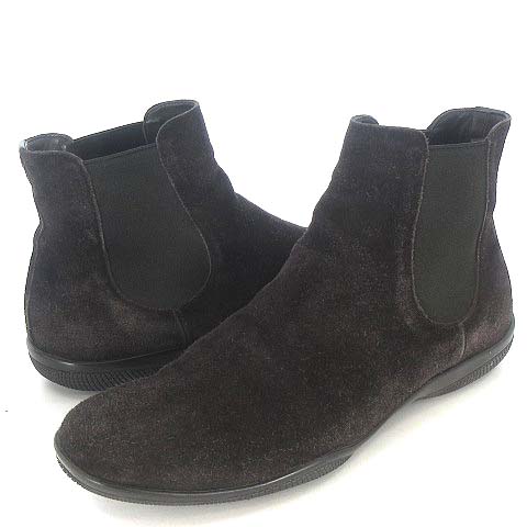 プラダスポーツ Prada Sport 4t 2644 サイドゴア ショート ブーツ スエード レザー ブラウン 茶 9 27 0 Ibs94 シューズ 靴 メンズ 022 ベクトルパーク