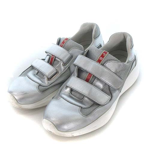 プラダスポーツ PRADA SPORT 403305 ベルクロ スニーカー メッシュ