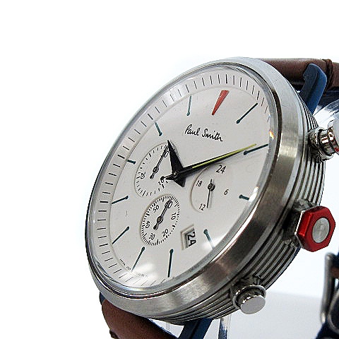 ポールスミス PAUL SMITH J525-T020992 サイクル クロノ クロノグラフ 