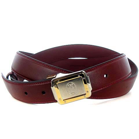 カルティエ Cartier サントス マストライン バックル レザー ベルト  