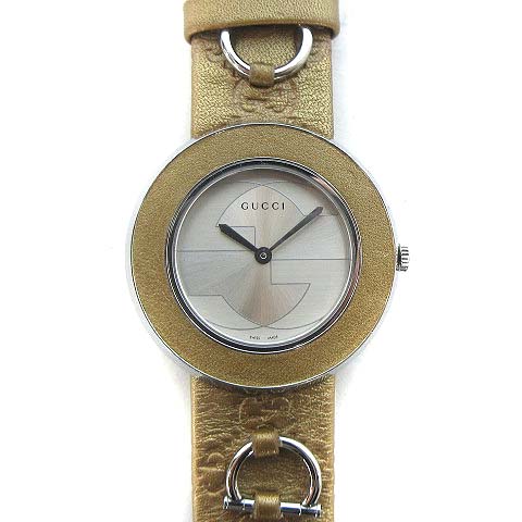 GUCCI　グッチ　Uプレイ　クォーツ　129.4　レディース　腕時計　替えベルト付　不動 〈H998〉A2 □GUCCI⁄グッチ□腕時計⁄レディースクォーツ⁄U-Play⁄Uプレイ□129.4