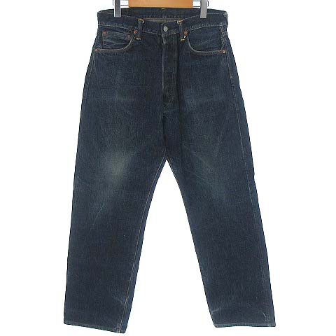 エヴィス EVISU 2001 No.2 カモメ プリント デニム パンツ ジーンズ