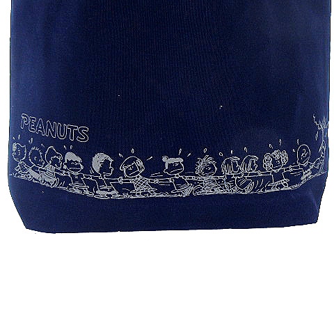 未使用品 ピーナッツ Peanuts 一澤信三郎帆布 スヌーピー トート バッグ M ネイビー 紺 銀座三越 限定 かばん カバン 鞄 メンズ レディース 022 ベクトルパーク