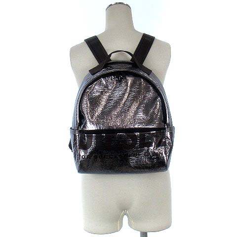 未使用品 ディーゼル DIESEL BOLDMESSAGE メタリック BIGロゴ バック 