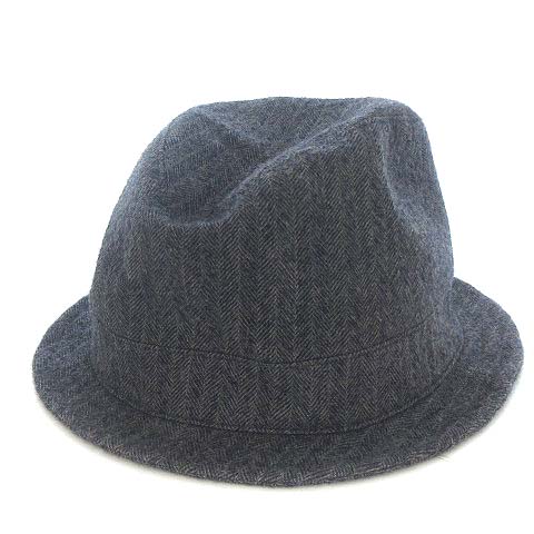 ポールスミス PAUL SMITH 中折れ ハット 帽子 ヘリンボーン