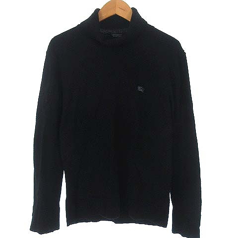 BURBERRY BLACK LABEL タートルネックニット ブラック 2