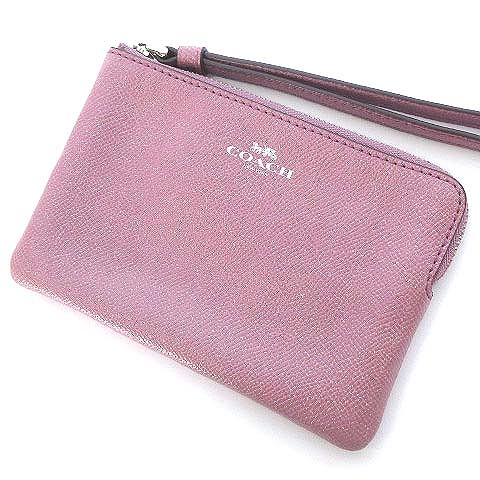 コーチ COACH F15154 グリッター クロスグレイン レザー コーナー 