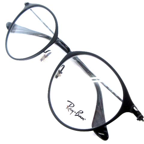 未使用品 レイバン Ray Ban Rb1053 4065 メガネ フレーム 眼鏡 ラウンドボストン ブラック 黒 45 18 130 キッズ 022 ベクトルパーク