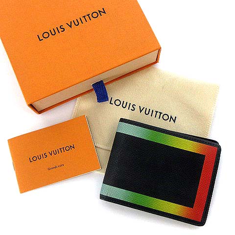 ルイヴィトン LOUIS VUITTON M30346 タイガ レインボー ポルトフォイユ  