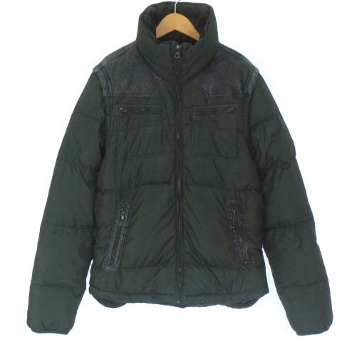 ディーゼル DIESEL 2WAY ダウン ジャケット ベスト ヨーク 切替 
