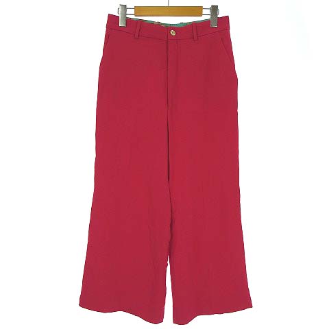 グッチ GUCCI 国内正規品 美品 19SS クロップド ワイド パンツ 
