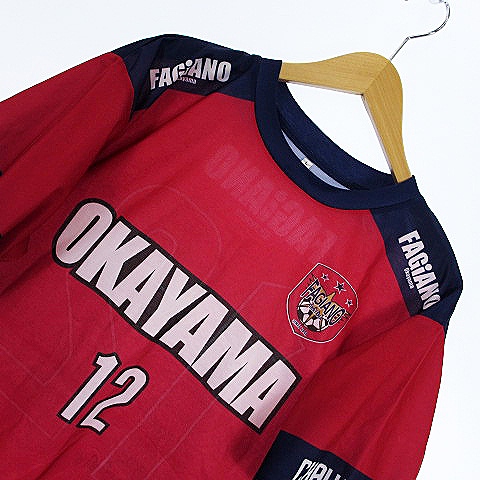 ファジアーノ岡山 FAGiANO okayama ユニフォーム 地図デザイン
