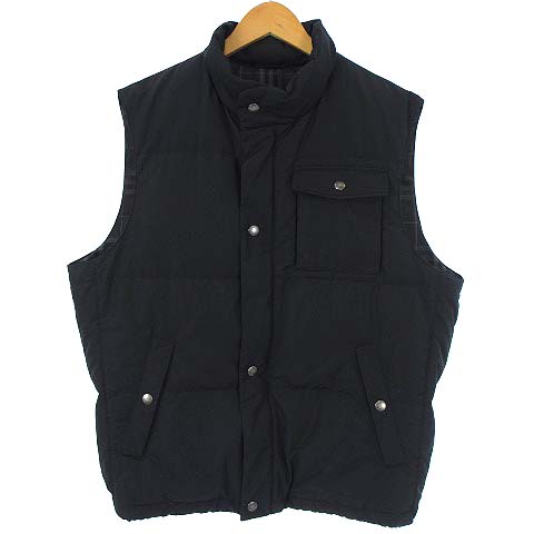 BURBERRY　ゴルフ　ベスト　ブラック バーバリーゴルフ BURBERRY GOLF ベスト ジップアップベスト ブラック