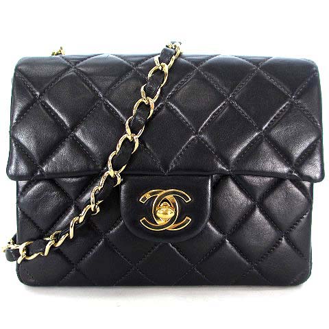 シャネル CHANEL A01115 ミニ マトラッセ チェーン ショルダー バッグ  