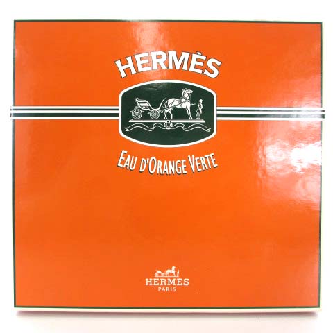 未使用品 エルメス HERMES オー ドランジュ ヴェルト ソープ 4個入 