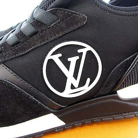 良品★ルイヴィトン・ランアウェイラインLVサークルロゴ スニーカー(361/2) 良品☆ルイヴィトン・ランアウェイラインLVサークルロゴ