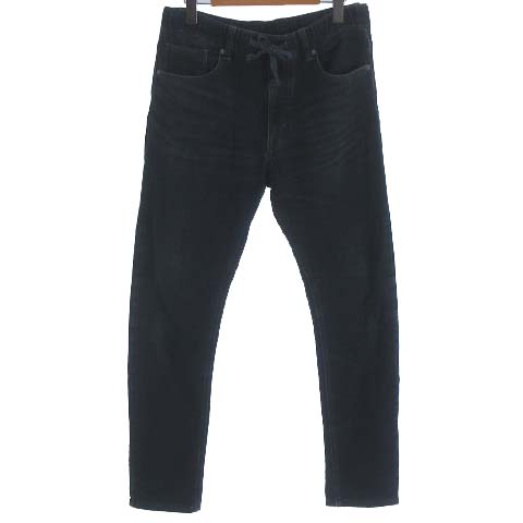 アズールバイマウジー Azul By Moussy デニム風 スウェット パンツ ジョガー イージー ストレッチ スリム インディゴ ブルー 青 Xs メンズ 022 ベクトルパーク