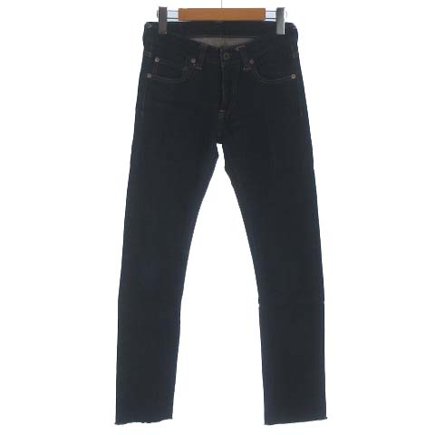 ジャパンブルージーンズ Japan Blue Jeans Jb010 A デニム パンツ ジーンズ テーパード レザーパッチ カットオフ 切りっぱなし インディゴ ブルー 青 W28 レディース 022 ベクトルパーク