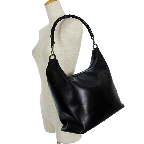 グッチ GUCCI 000 0833 バンブー ハンドル ワンショルダー バッグ  