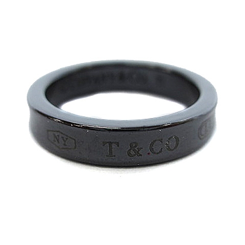 ティファニー TIFFANY & CO. 1837 ミッドナイト ブラックチタン ナロー 