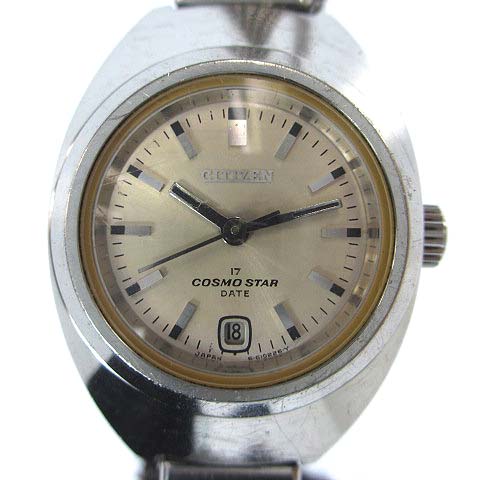 シチズン CITIZEN 17 COSMO STAR DATE コスモスター デイト 腕時計 手 