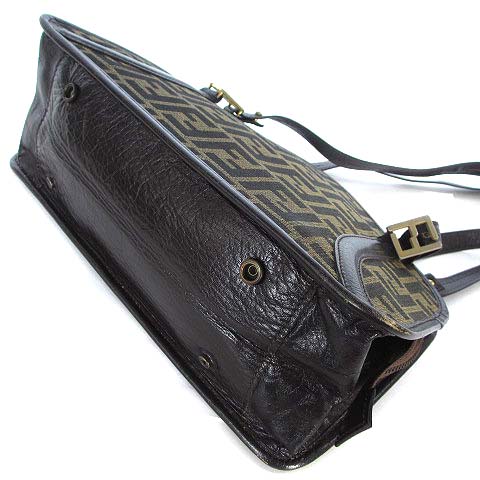 フェンディ FENDI S.A.S. SAS ヴィンテージ ズッカ柄 ショルダー