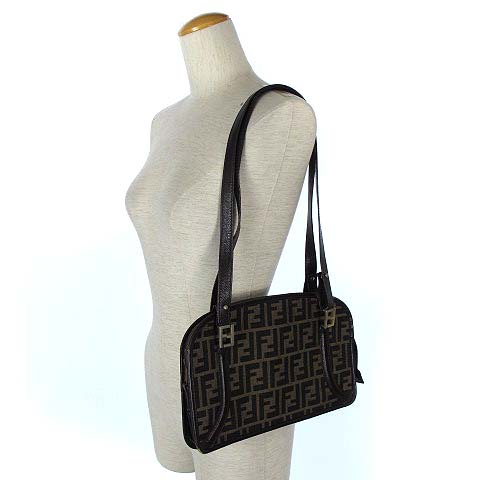 フェンディ FENDI S.A.S. SAS ヴィンテージ ズッカ柄 ショルダー