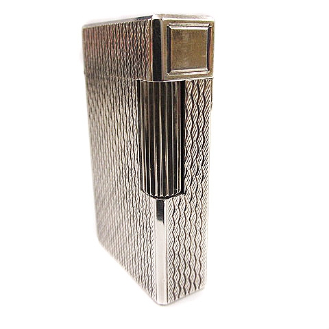 外装美品☆Dupont デュポン ライン1 ロング スクエア 総柄 ローラー式  