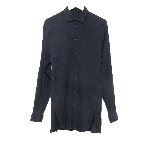 GIORGIO ARMANI ジョルジオアルマーニネイビー 長袖シャツ