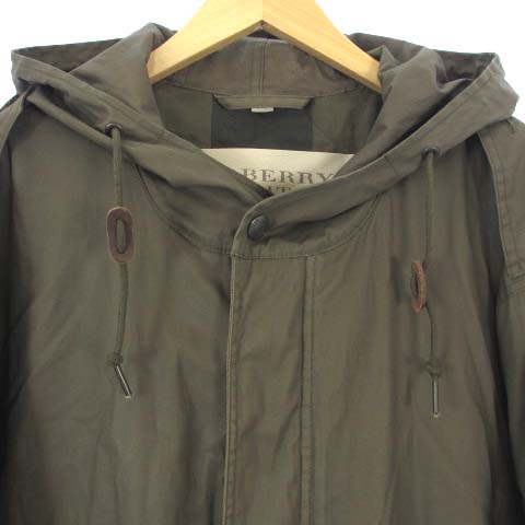 バーバリーブリット BURBERRY BRIT モッズコート 裏チェック 無地 