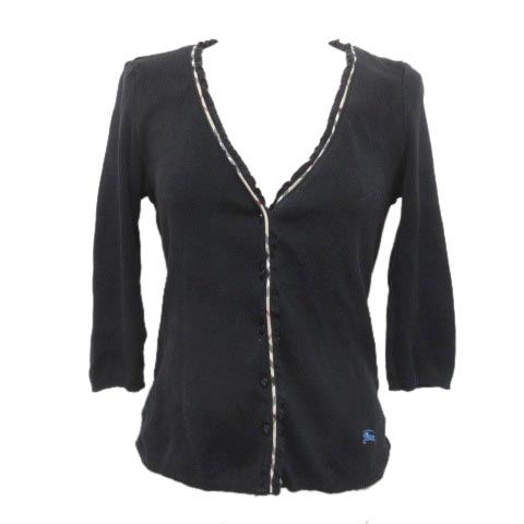 バーバリーブルーレーベル BURBERRY BLUE LABEL カーディガン 7分袖 七  