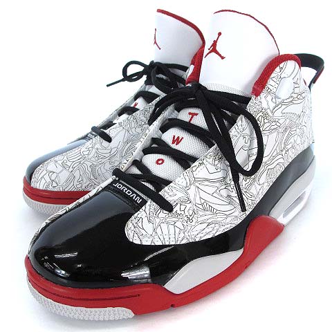 ナイキ NIKE AIR JORDAN DUB ZERO white/black-varsity red 311046-116 